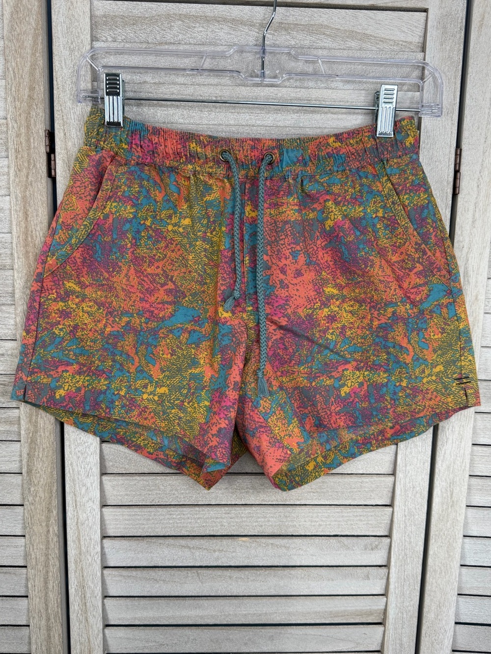 TOAD & CO Women's Boundless Pull On Shorts Dreamsicle PDX Pattern-XS